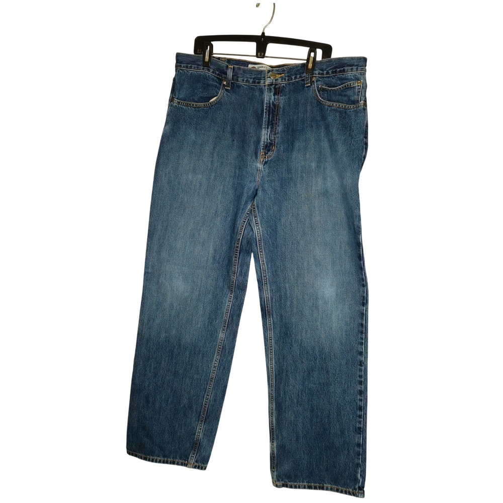 Harley Davidson Jeans Mens Size 36x32‎ Blue Denim Biker Motorcycle Casual